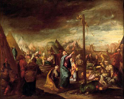 moses and the metal serpent